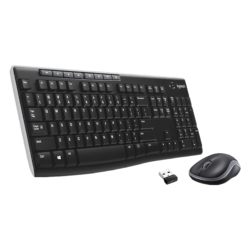 logitech mk270 wireless keyboard and mouse combo keyboard and mouse included, 2.4ghz