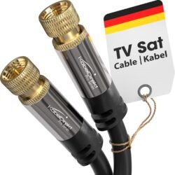 kabeldirekt digital coaxial audio video cable/satellite cable for hdtv, dvb t2, dvb c, dvb s item id ( 450 )