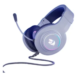 redragon hylas h260w rgb gaming headset with microphone, wired, compatible with ps4, ps5, pc and laptops (white)
