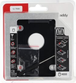 hdd ssd hard disk caddy 12.7mm, usb3.0, black, hard drive enclosure